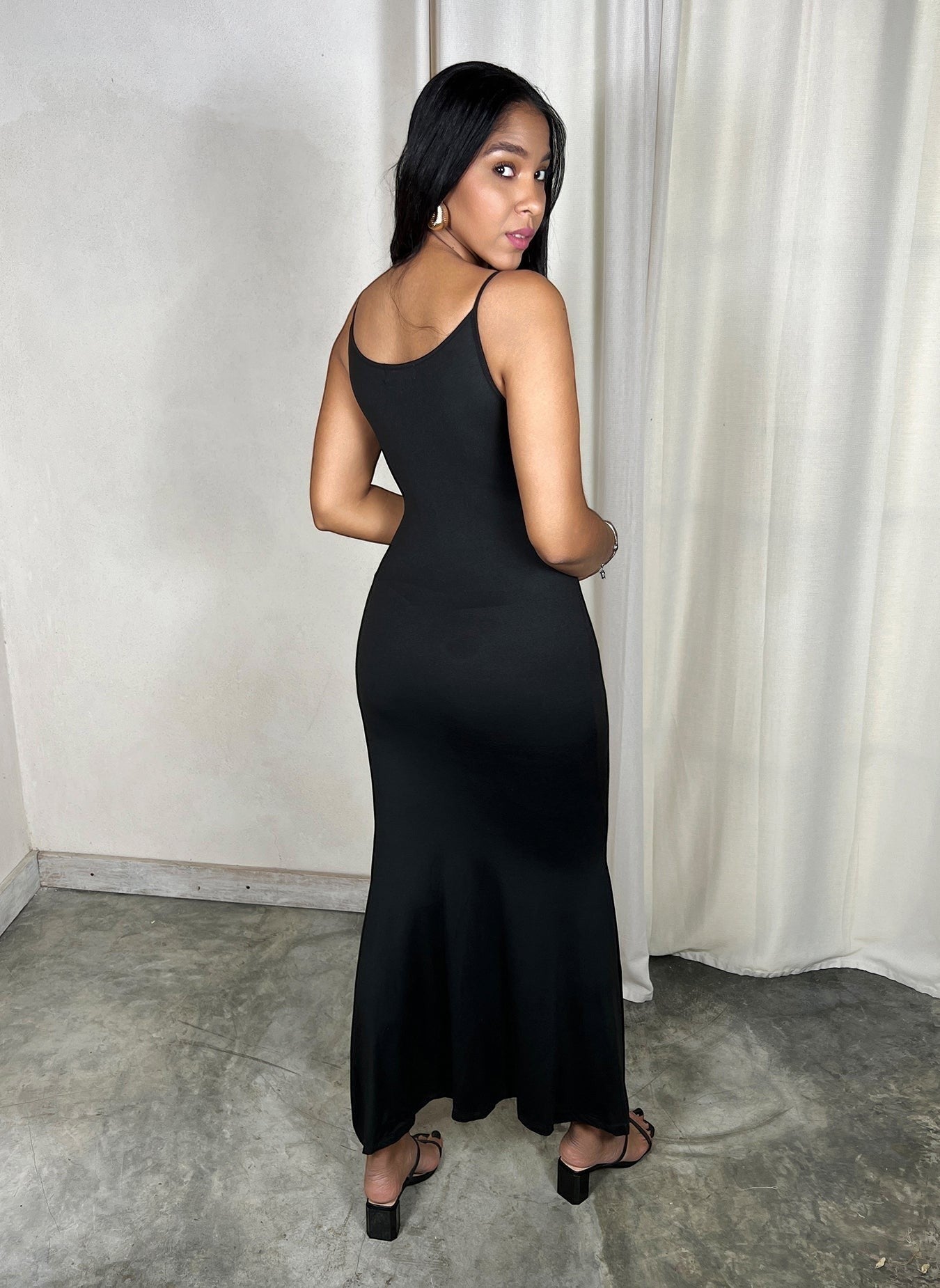 Strappy Mermaid Maxi Dress